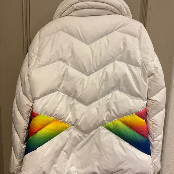 PERFECT MOMENT Apres Duvet Down Coat Ski Snowboard Winter Jacket Large - Picture 5 of 11